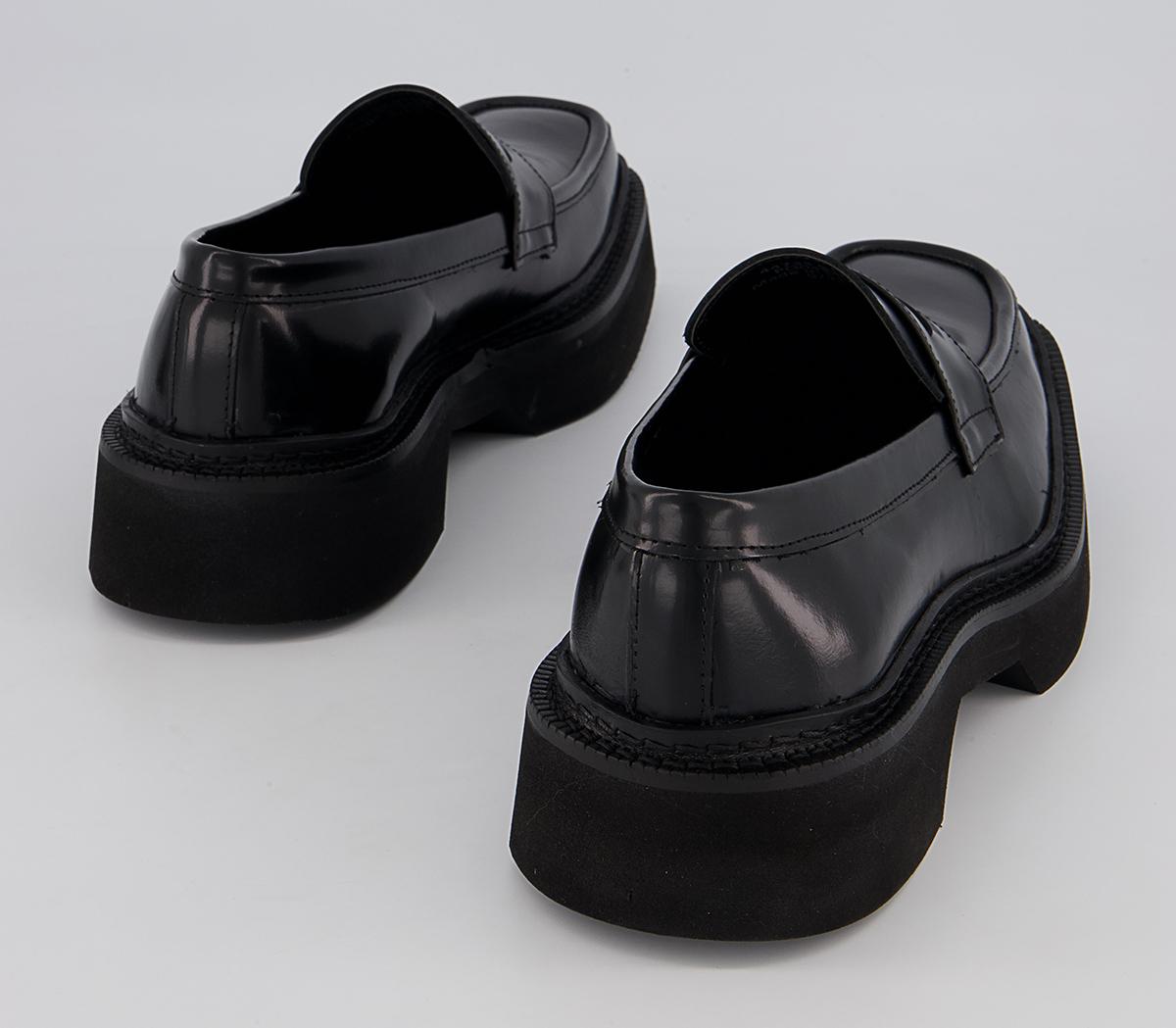 Office Montreal Exaggerated Sole Loafer Office Montreal Exaggerated Sole Loafer Black High Shine