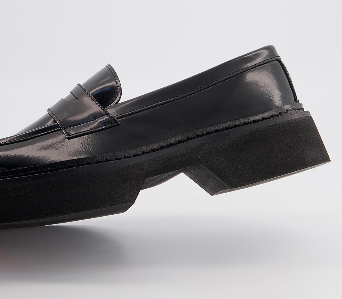 Office Montreal Exaggerated Sole Loafer Office Montreal Exaggerated Sole Loafer Black High Shine