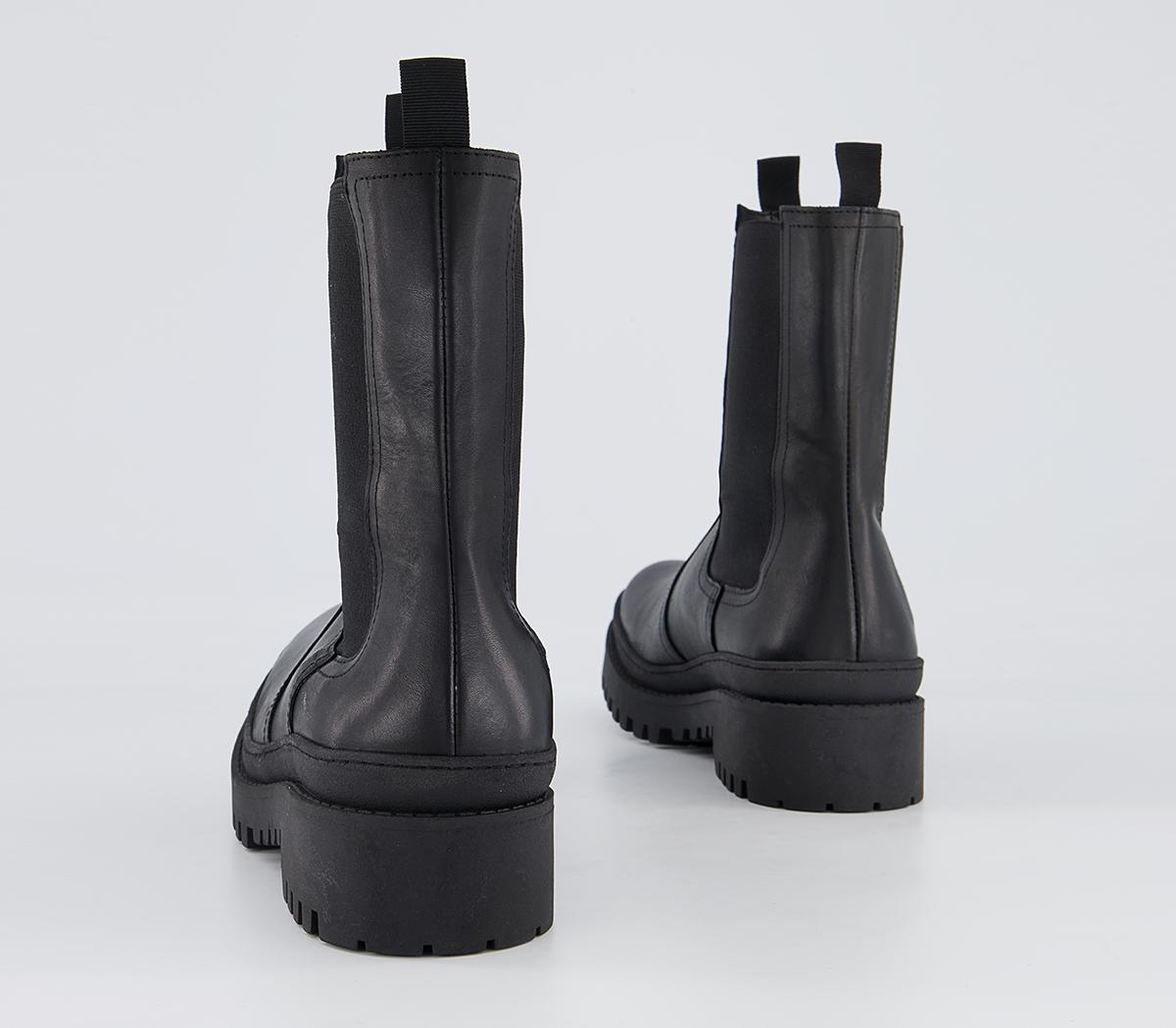 Office Brooklyn Biker Chelsea Boots Office Brooklyn Biker Chelsea Boots Black Leather