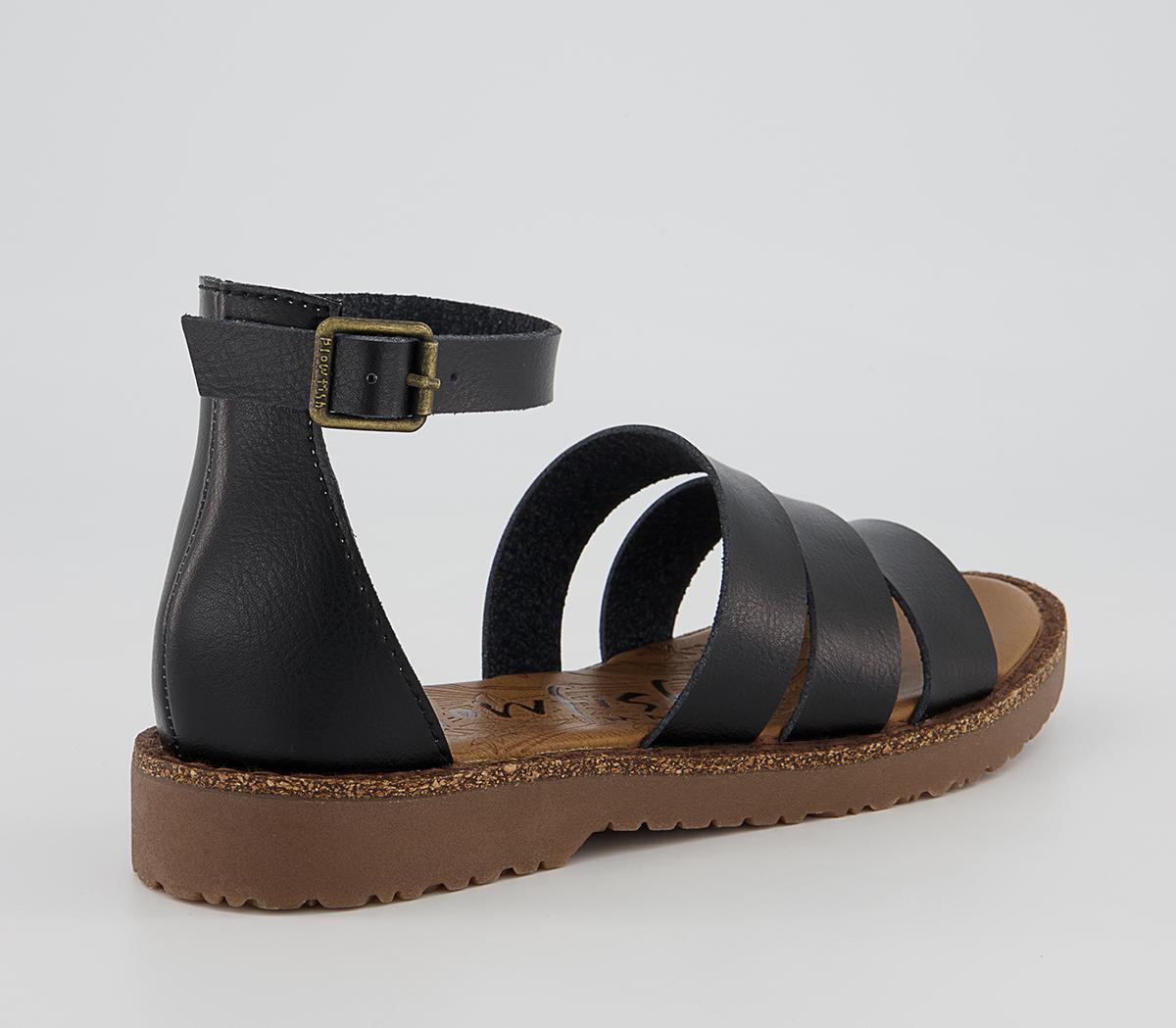 Blowfish Malibu Charlee Sandals Black - Women’s Summer Shoes