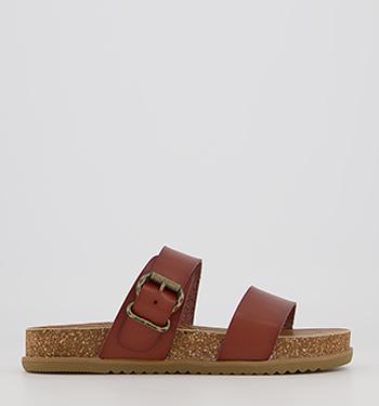 nike slides red gold