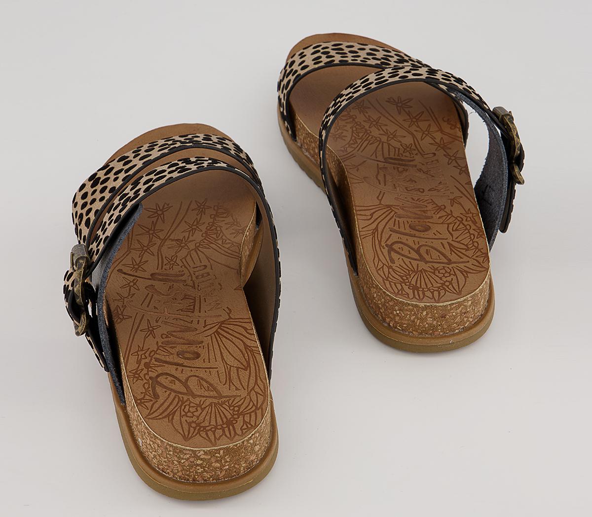 Blowfish Malibu Favor 2 Strap Sandals Blowfish Malibu Favor 2 Strap Sandals Leopard