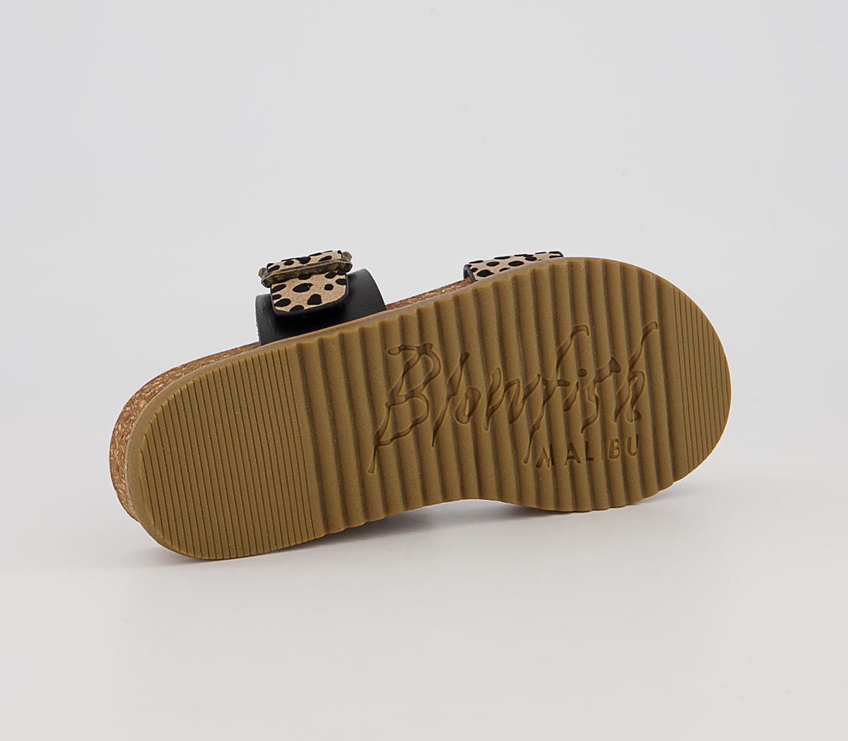 Blowfish Malibu Favor 2 Strap Sandals Blowfish Malibu Favor 2 Strap Sandals Leopard