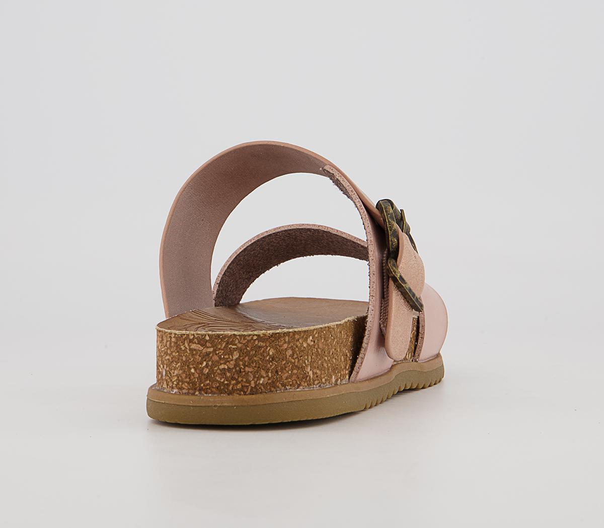Blowfish Malibu Favor 2 Strap Sandals Lotus Rose Gold - Women’s Sandals