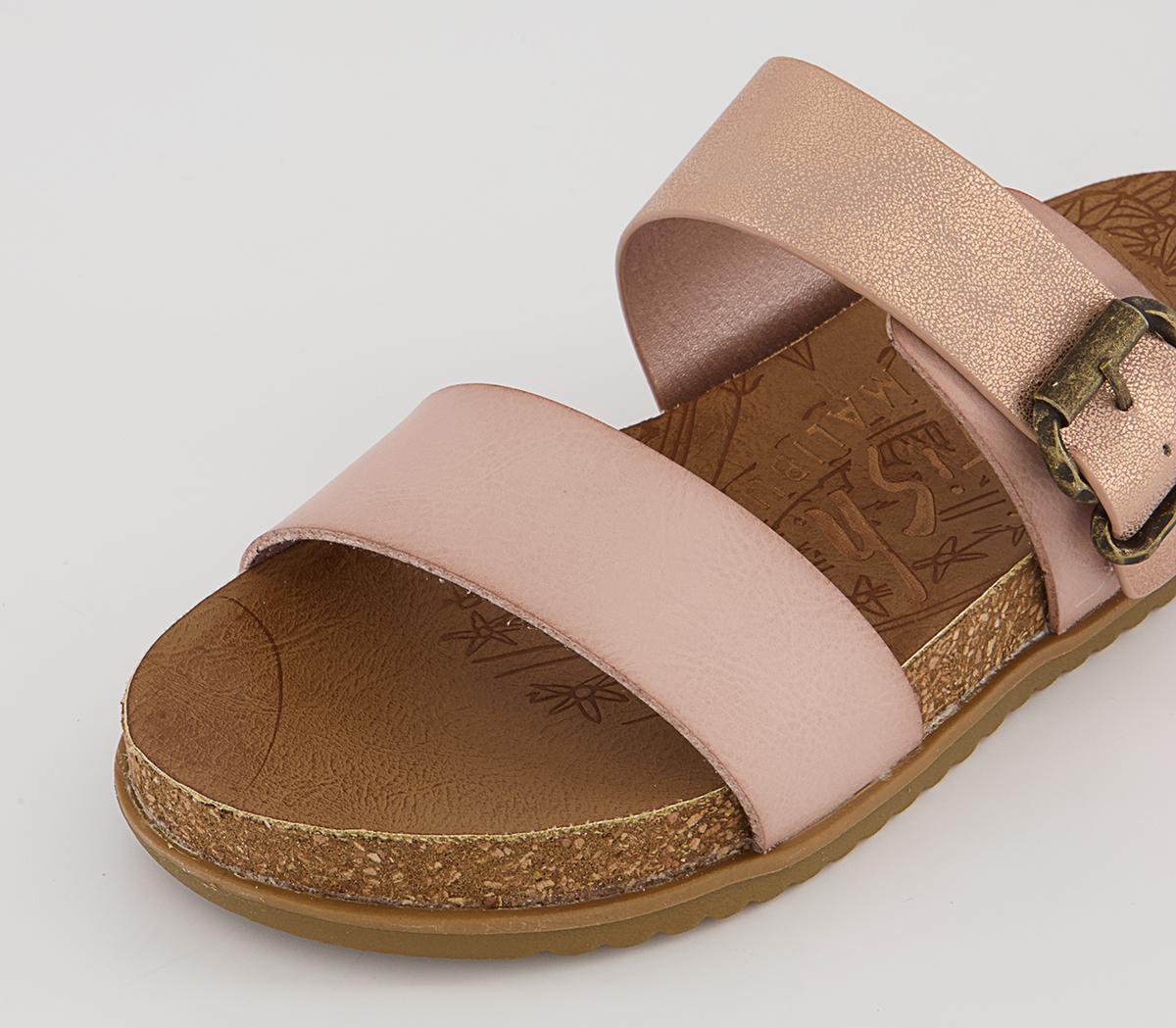 Blowfish Malibu Favor 2 Strap Sandals Blowfish Malibu Favor 2 Strap Sandals Lotus Rose Gold