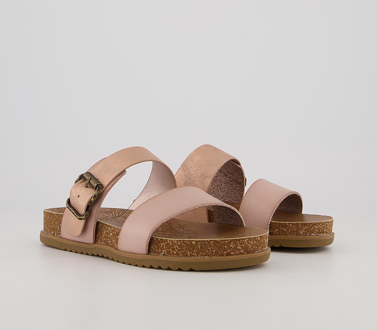Blowfish Malibu Favor 2 Strap Sandals Blowfish Malibu Favor 2 Strap Sandals Lotus Rose Gold