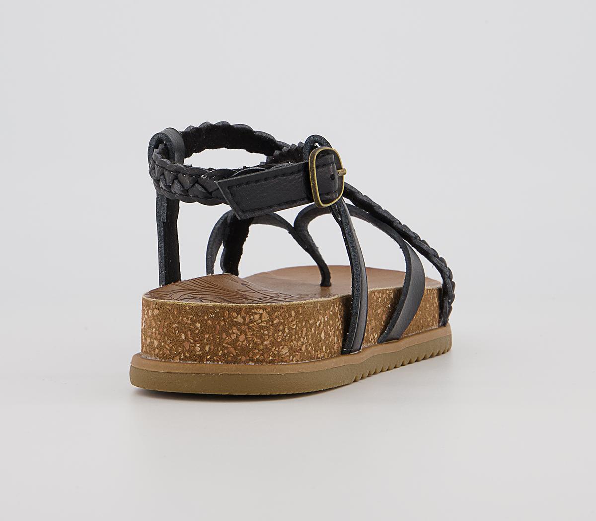 Blowfish Malibu Foxtail Braided Sandals Blowfish Malibu Foxtail Braided Sandals Black Dye Cut
