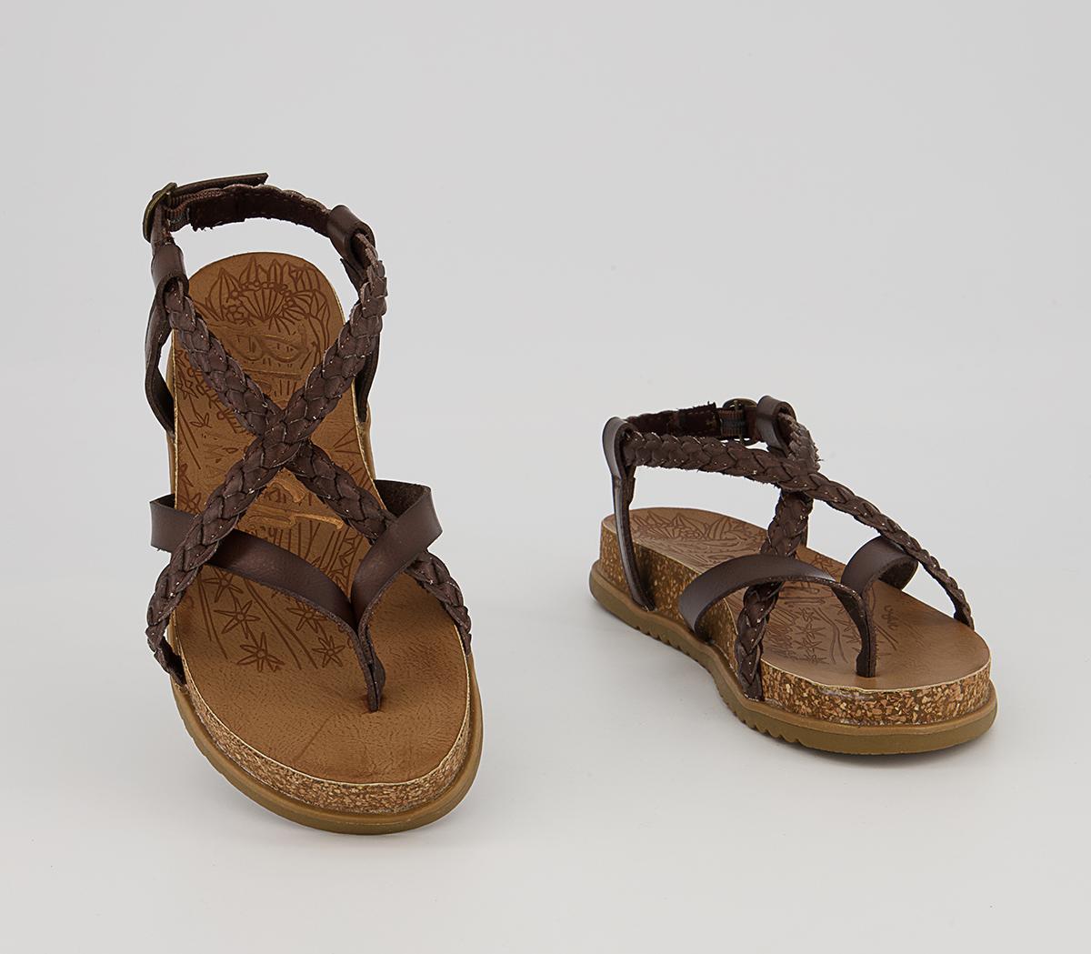 Blowfish Malibu Foxtail Braided Sandals Blowfish Malibu Foxtail Braided Sandals Tobacco Dyecut