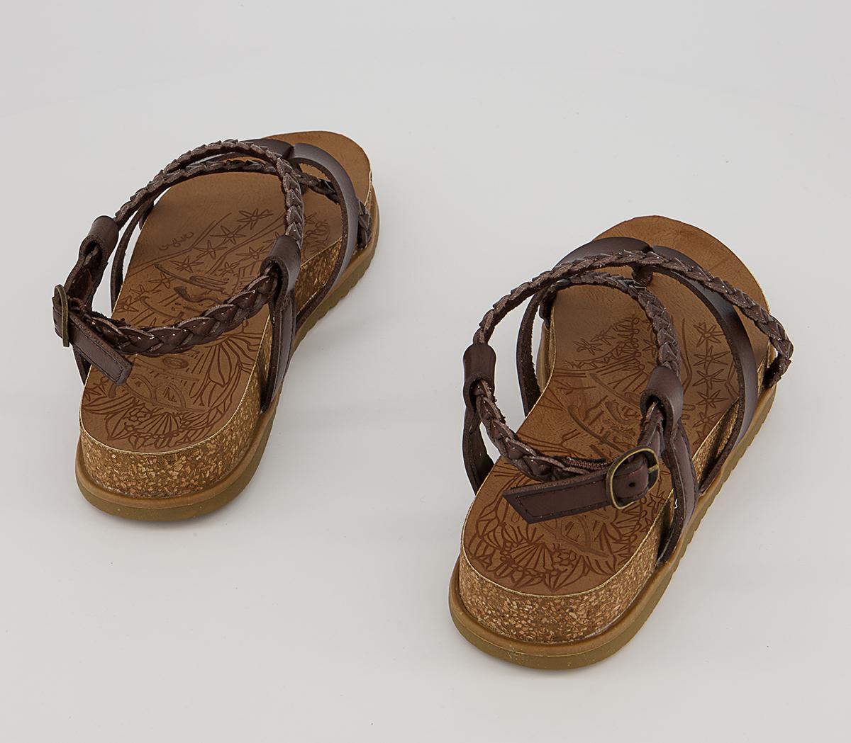 Blowfish Malibu Foxtail Braided Sandals Blowfish Malibu Foxtail Braided Sandals Tobacco Dyecut