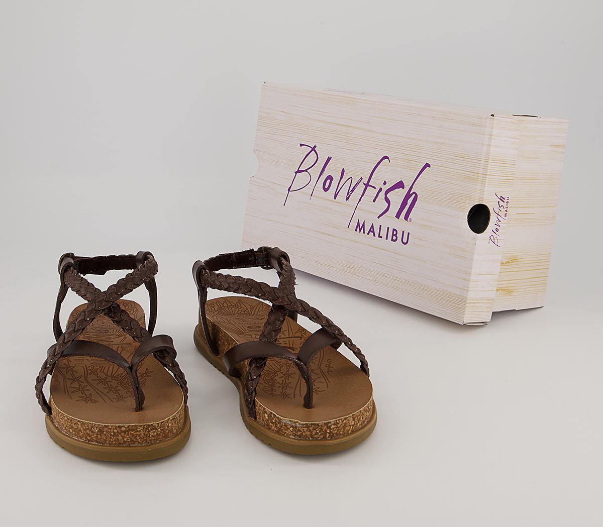 Blowfish Malibu Foxtail Braided Sandals Blowfish Malibu Foxtail Braided Sandals Tobacco Dyecut