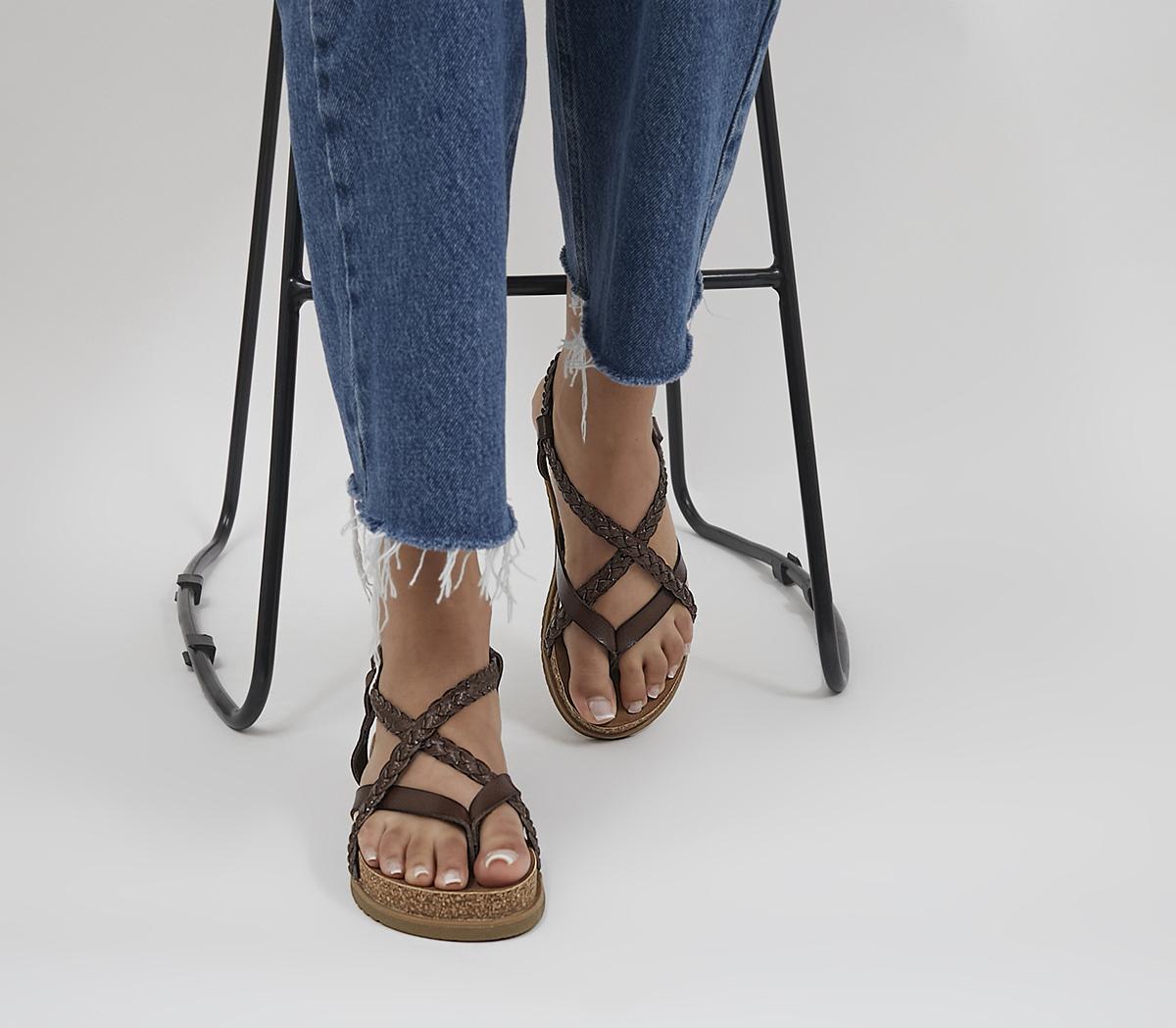 Blowfish MalibuFoxtail Braided Sandals Blowfish MalibuFoxtail Braided SandalsTobacco Dyecut