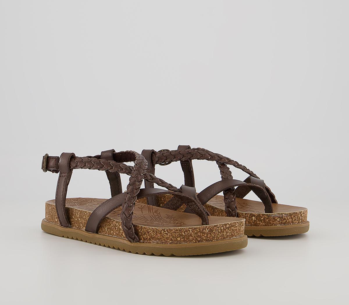 Blowfish Malibu Foxtail Braided Sandals Blowfish Malibu Foxtail Braided Sandals Tobacco Dyecut