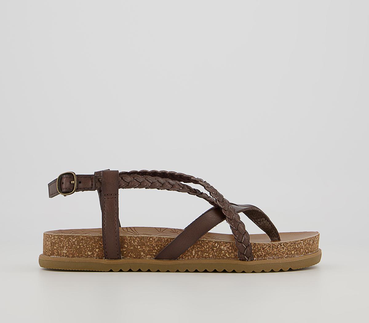 Blowfish Malibu Foxtail Braided Sandals Blowfish Malibu Foxtail Braided Sandals Tobacco Dyecut