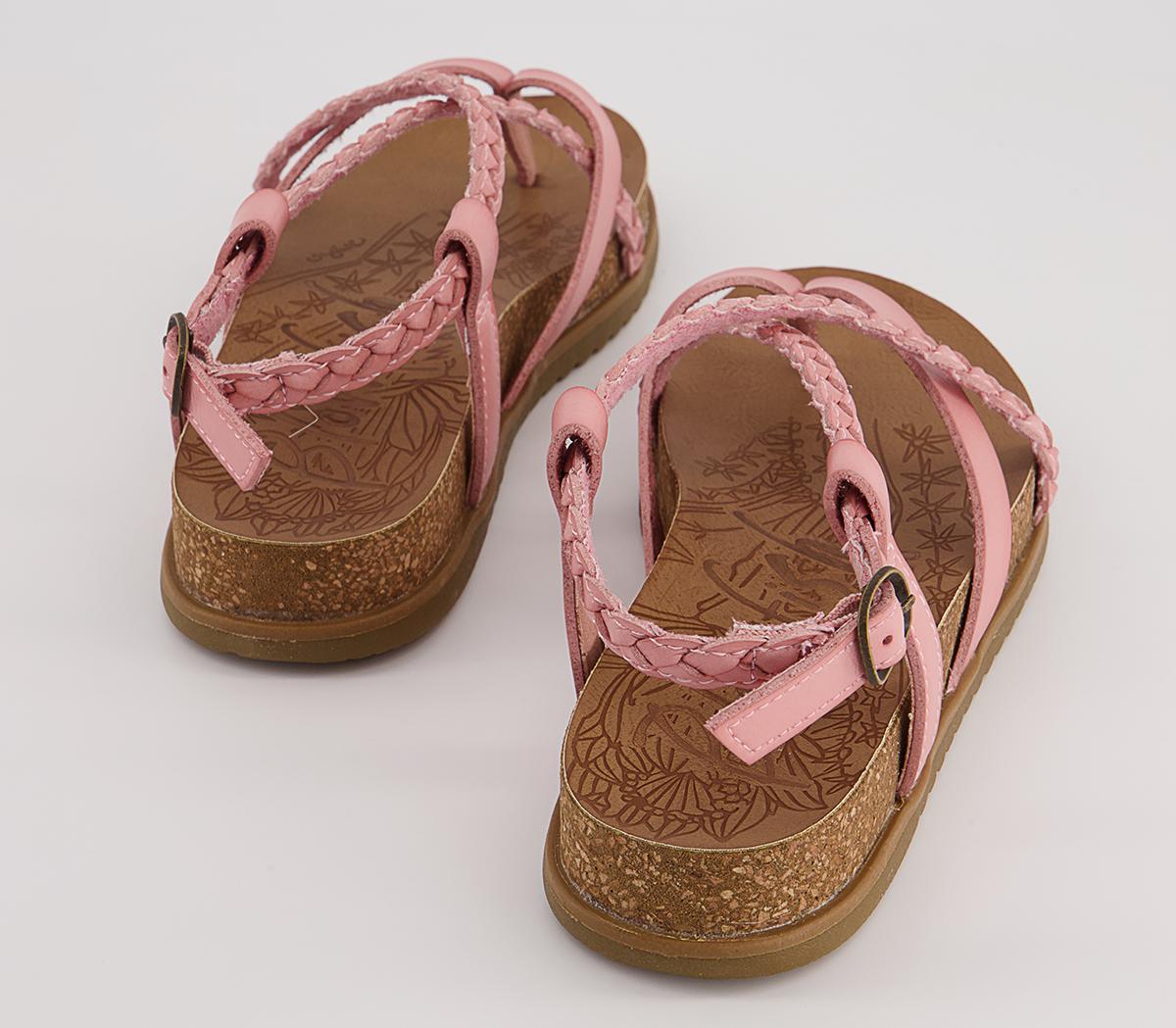 Blowfish Malibu Foxtail Braided Sandals Blowfish Malibu Foxtail Braided Sandals Pink