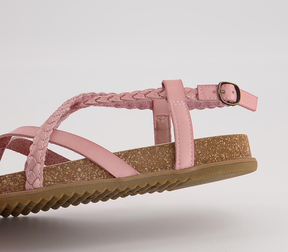Blowfish Malibu Foxtail Braided Sandals Blowfish Malibu Foxtail Braided Sandals Pink