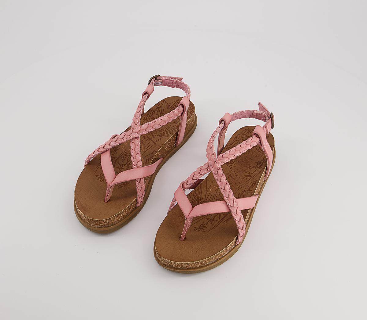 Blowfish Malibu Foxtail Braided Sandals Blowfish Malibu Foxtail Braided Sandals Pink