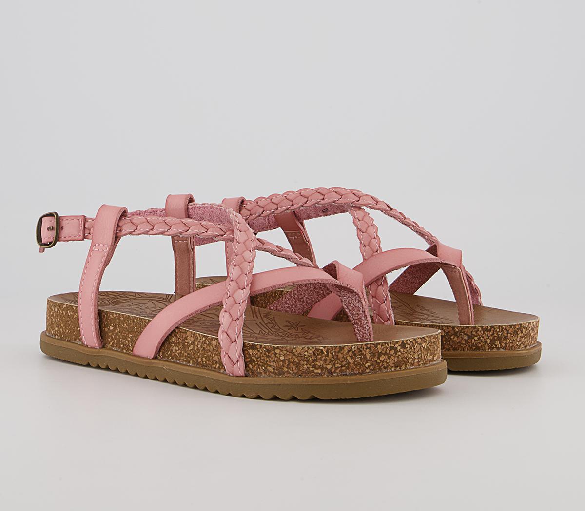 Blowfish Malibu Foxtail Braided Sandals Blowfish Malibu Foxtail Braided Sandals Pink