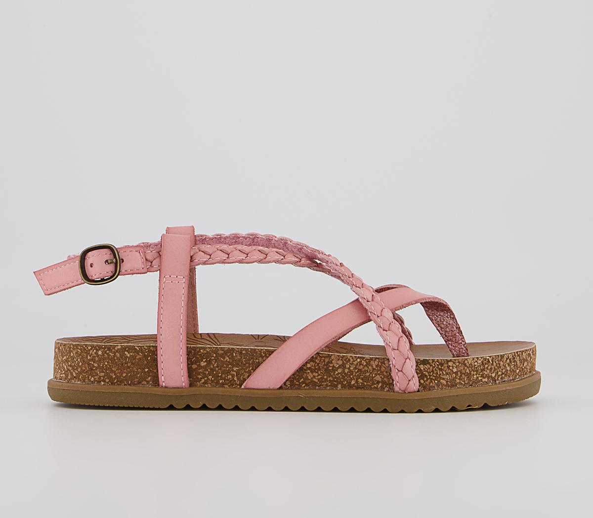 Blowfish Malibu Foxtail Braided Sandals Blowfish Malibu Foxtail Braided Sandals Pink