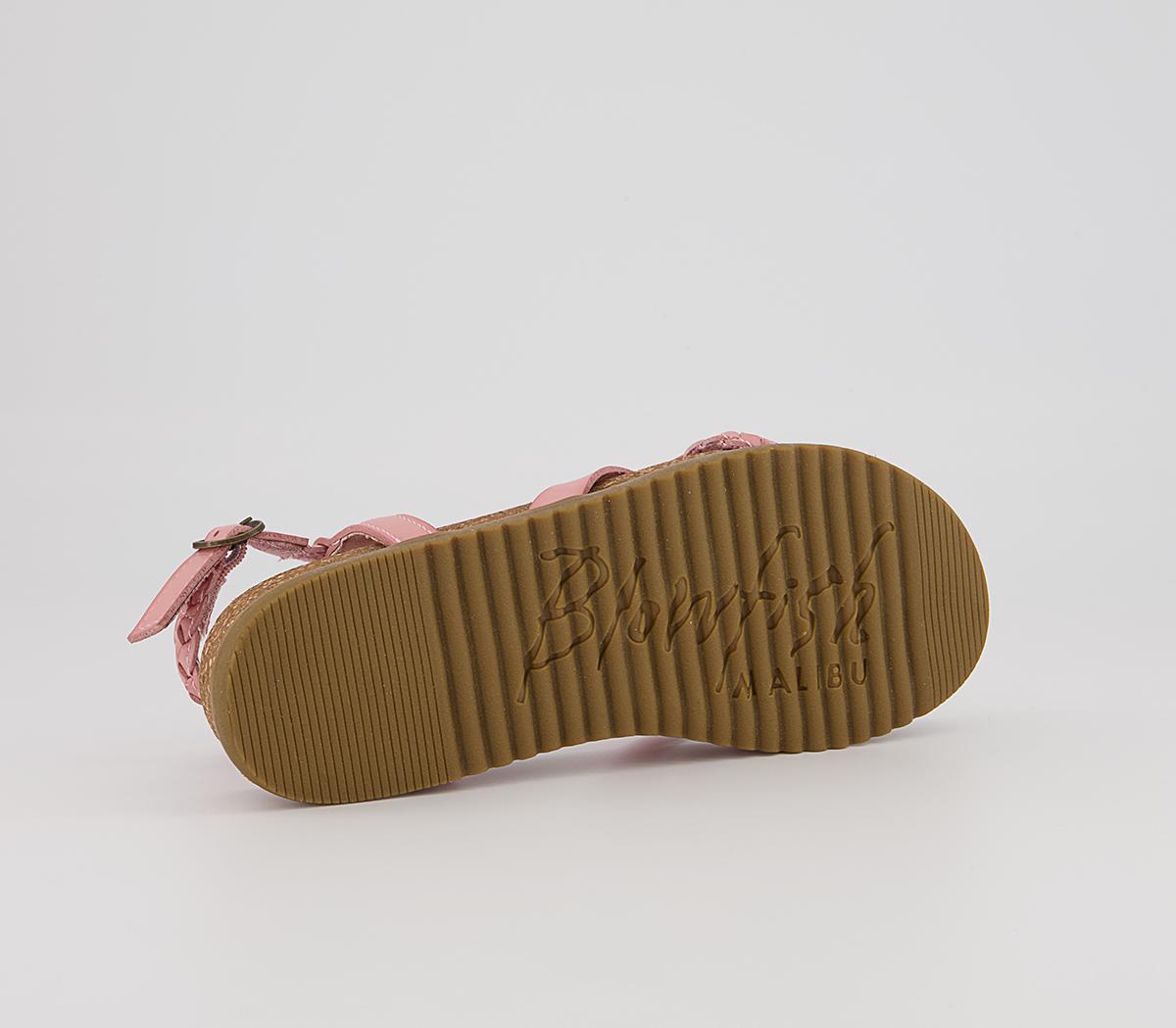 Blowfish Malibu Foxtail Braided Sandals Blowfish Malibu Foxtail Braided Sandals Pink