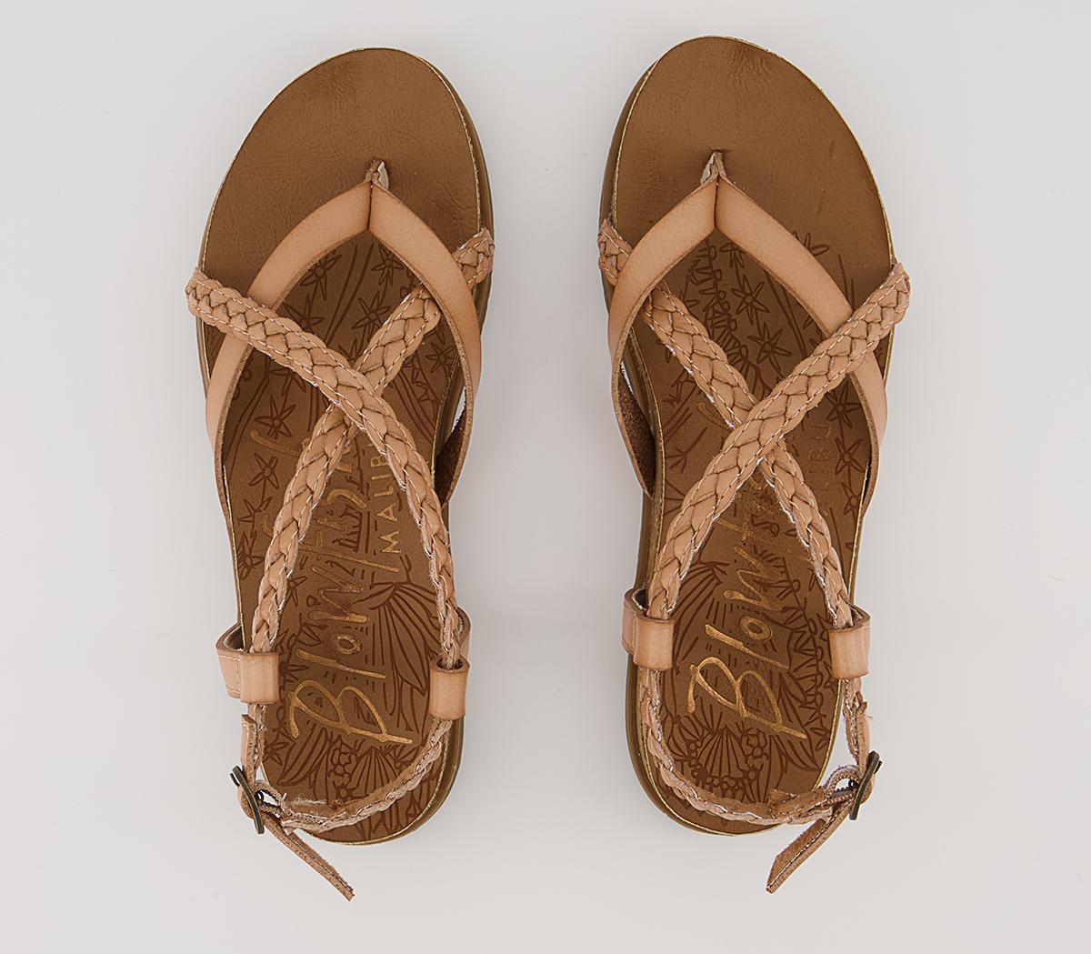 Blowfish Malibu Foxtail Braided Sandals Blowfish Malibu Foxtail Braided Sandals Dune Dye Cut