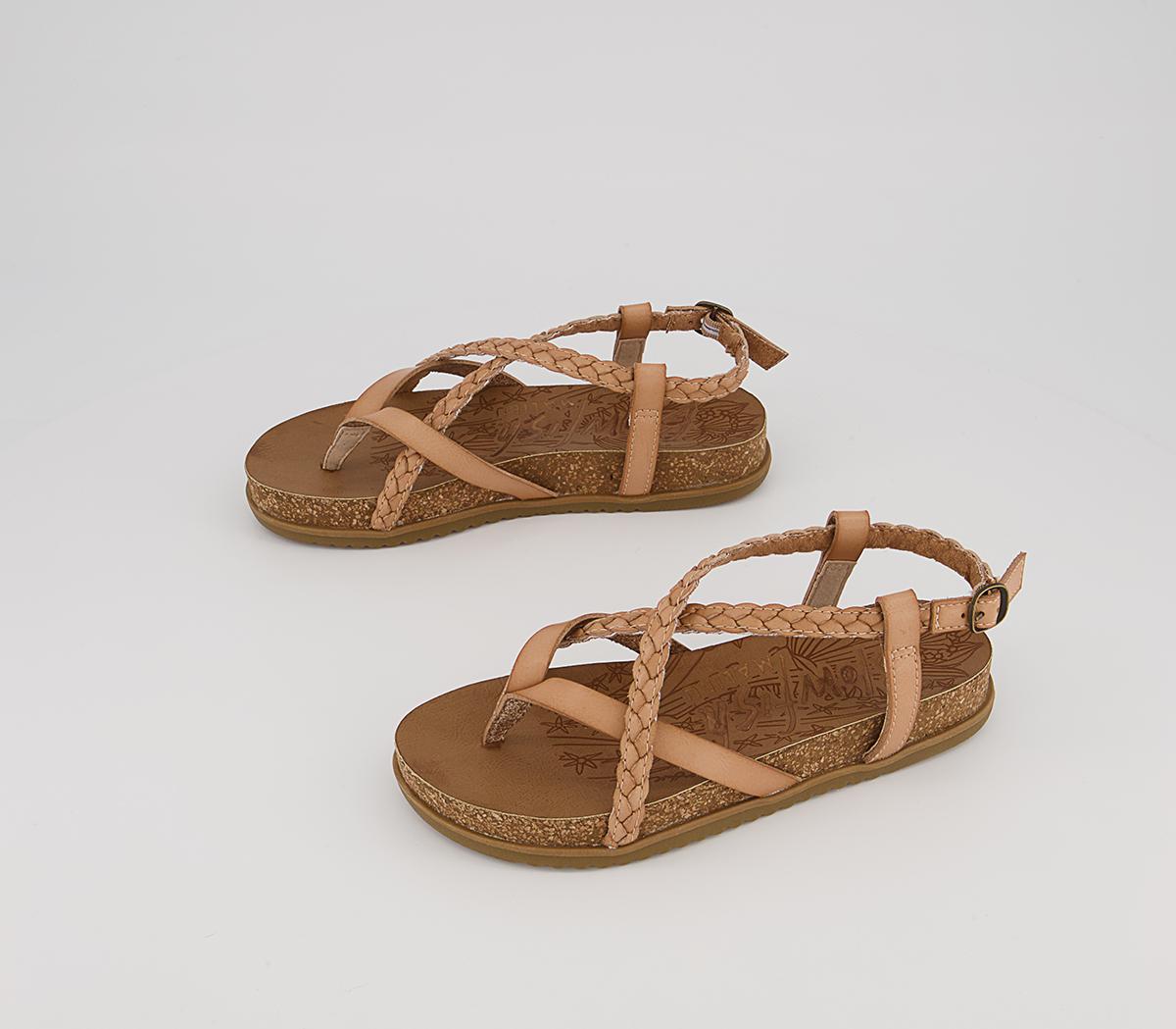 Blowfish Malibu Foxtail Braided Sandals Blowfish Malibu Foxtail Braided Sandals Dune Dye Cut
