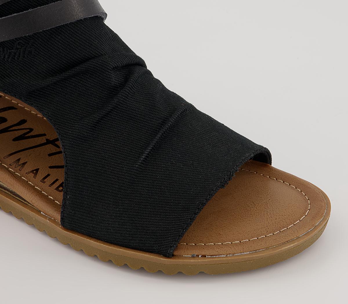 Blowfish MalibuButterfly SandalsBlack Twill