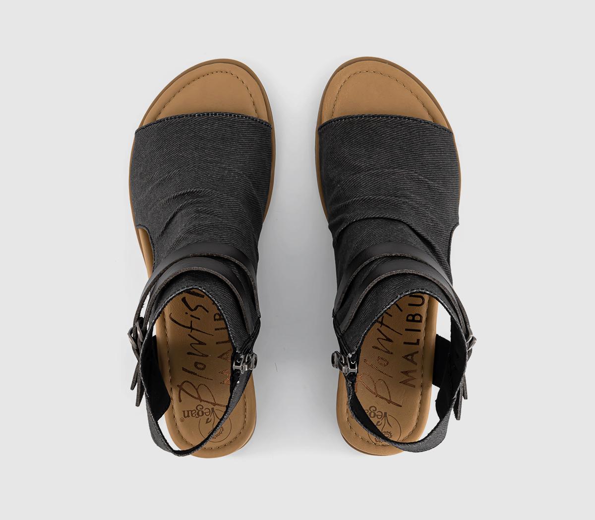 Blowfish Malibu Butterfly Slides Blowfish Malibu Butterfly Slides Washed Black Denim