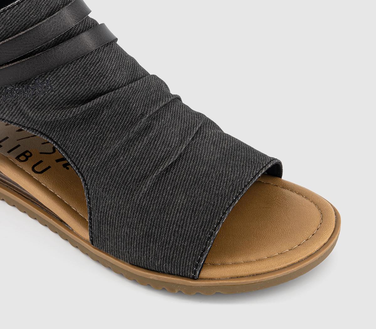 Blowfish Malibu Butterfly Slides Blowfish Malibu Butterfly Slides Washed Black Denim