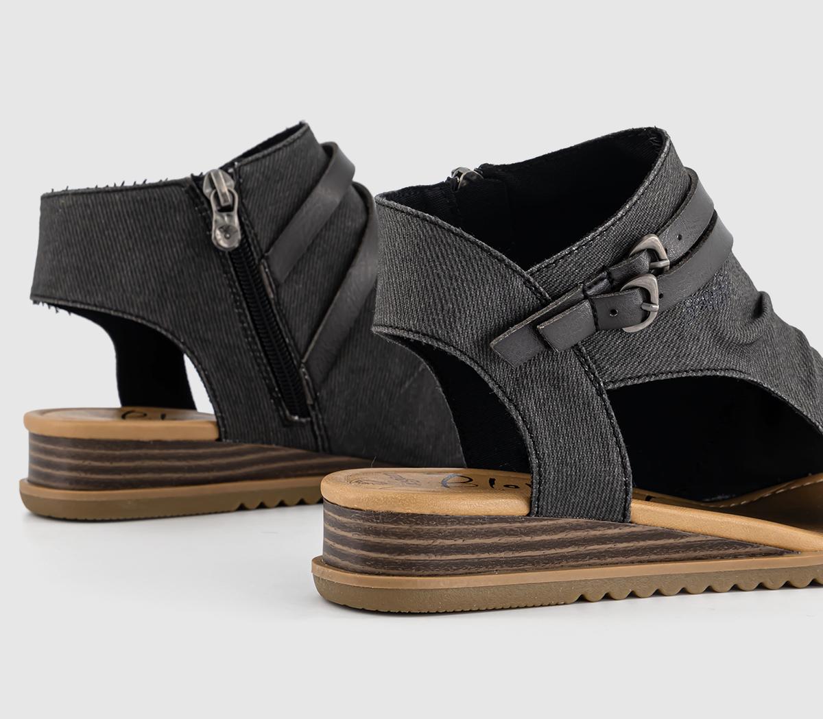Blowfish Malibu Butterfly Slides Blowfish Malibu Butterfly Slides Washed Black Denim