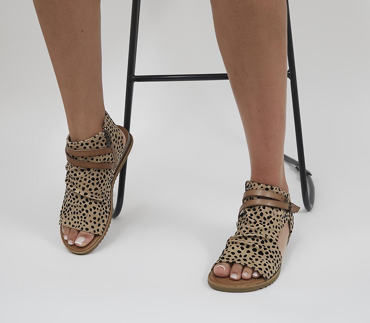 Office on sale leopard sandals