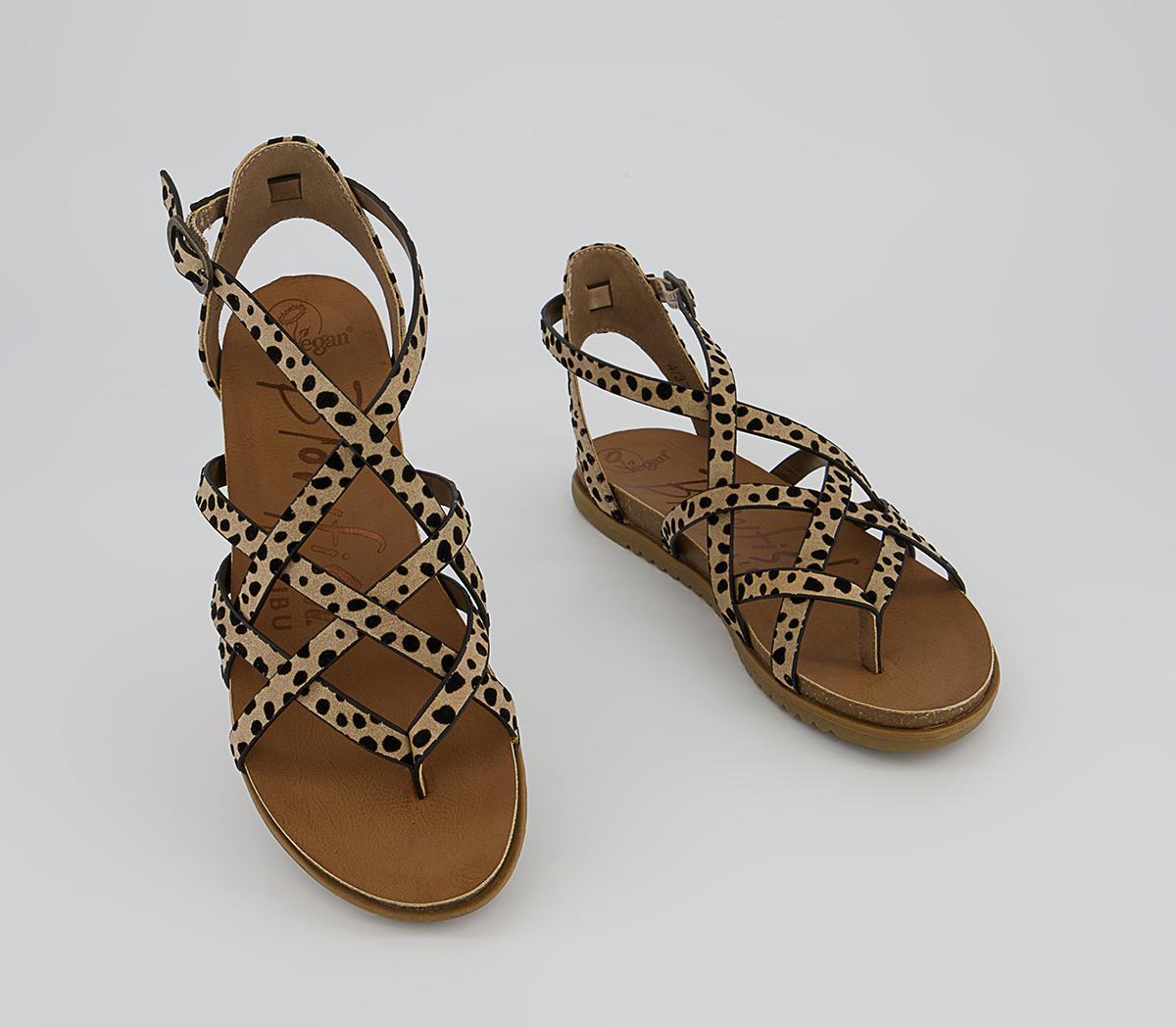 Blowfish Malibu Mabel B Sandals Leopard - Women’s Sandals