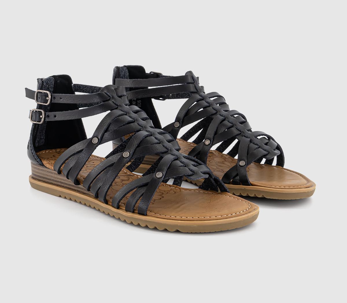 Blowfish MalibuBloomy Weave SandalsBlack Dyecut