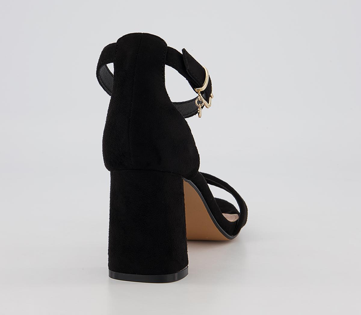 Office Mabel Closed Back Two Part Block Heeled Sandals Office Mabel Closed Back Two Part Block Heeled Sandals Black