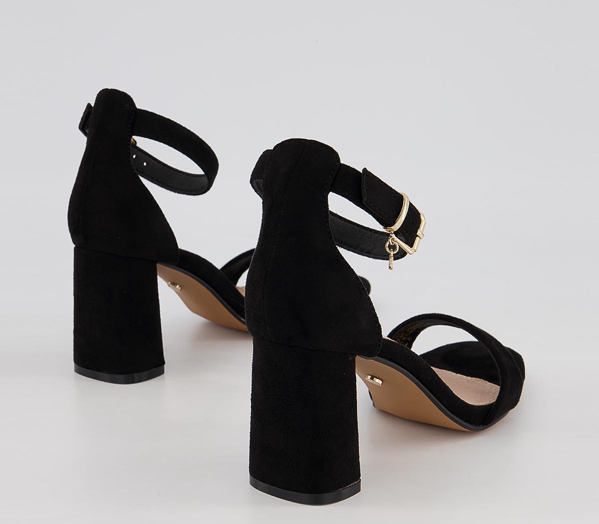 Office Mabel Closed Back Two Part Block Heeled Sandals Office Mabel Closed Back Two Part Block Heeled Sandals Black