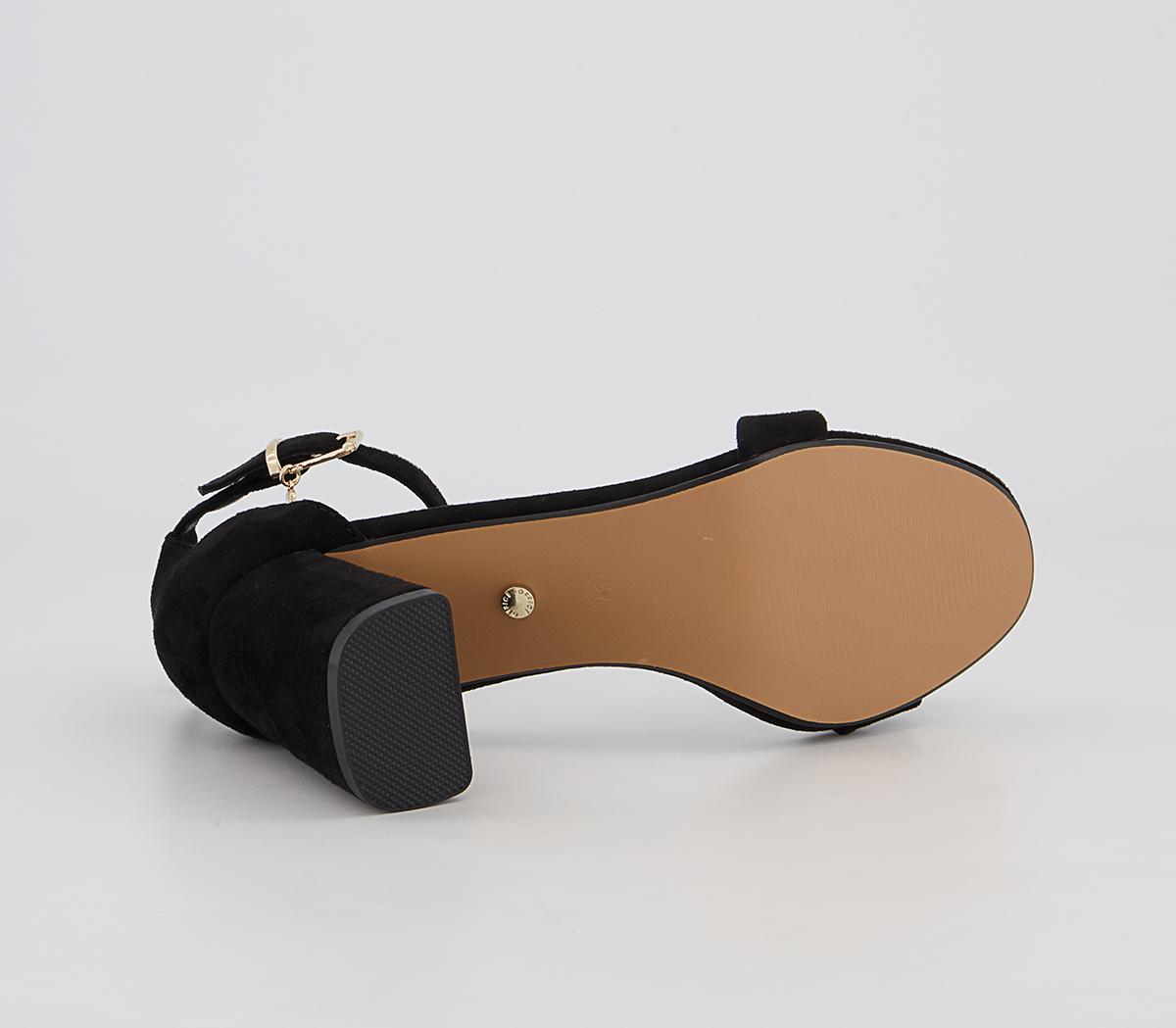 Office Mabel Closed Back Two Part Block Heeled Sandals Office Mabel Closed Back Two Part Block Heeled Sandals Black