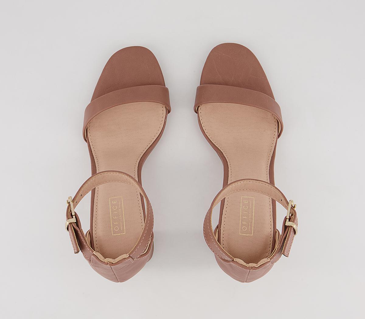 Office Mabel Closed Back Two Part Block Heeled Sandals Office Mabel Closed Back Two Part Block Heeled Sandals Nude