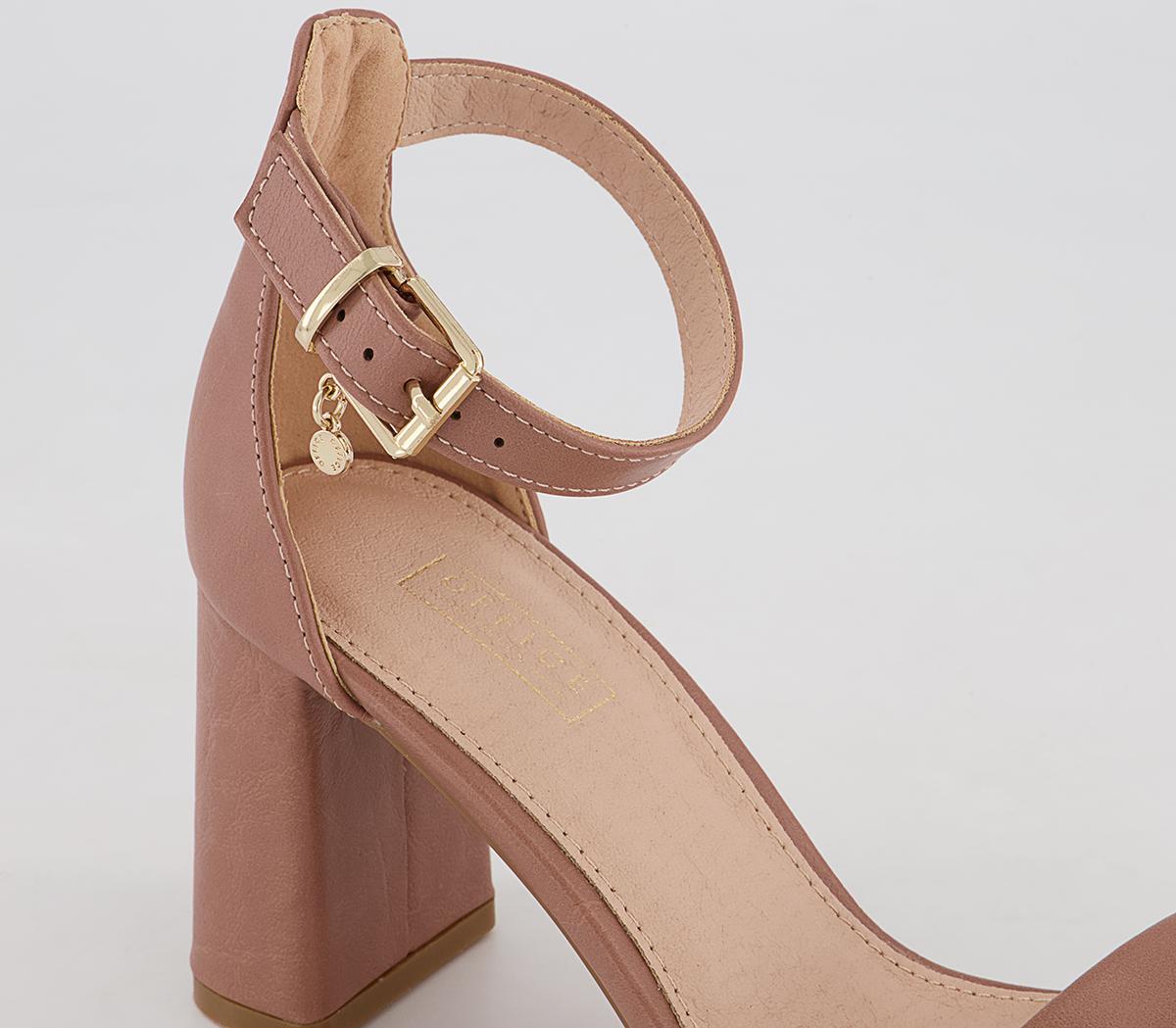 Office Mabel Closed Back Two Part Block Heeled Sandals Office Mabel Closed Back Two Part Block Heeled Sandals Nude