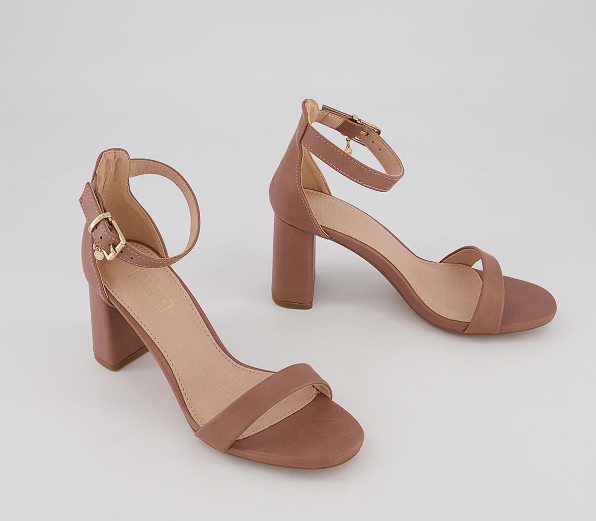 Office Mabel Closed Back Two Part Block Heeled Sandals Office Mabel Closed Back Two Part Block Heeled Sandals Nude