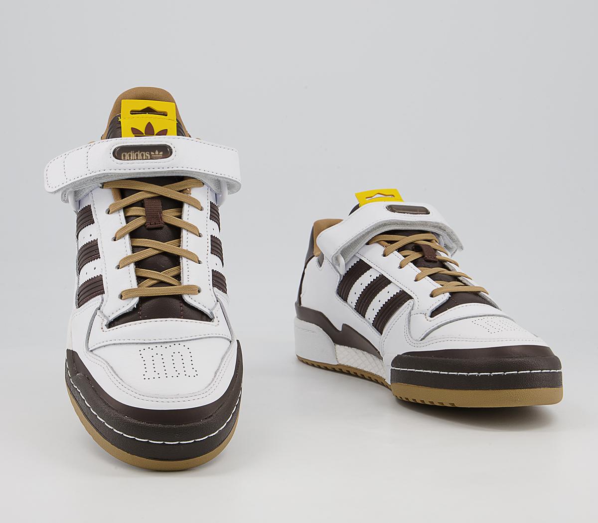 adidas Forum Lo 84 Trainers adidas Forum Lo 84 Trainers Mms White Cardboard Brown