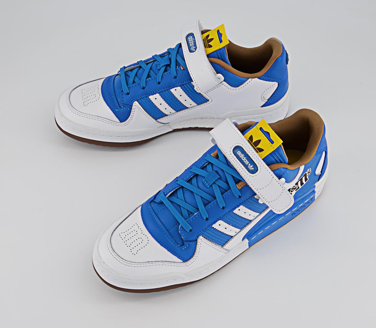 adidas Forum Lo 84 Trainers adidas Forum Lo 84 Trainers Mms Blue White Eqt Yellow