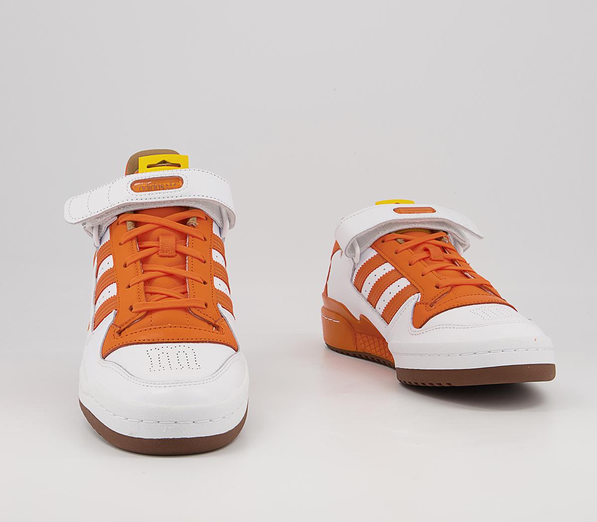 adidas Forum Lo 84 Trainers adidas Forum Lo 84 Trainers Mms Orange White Eqt Yellow