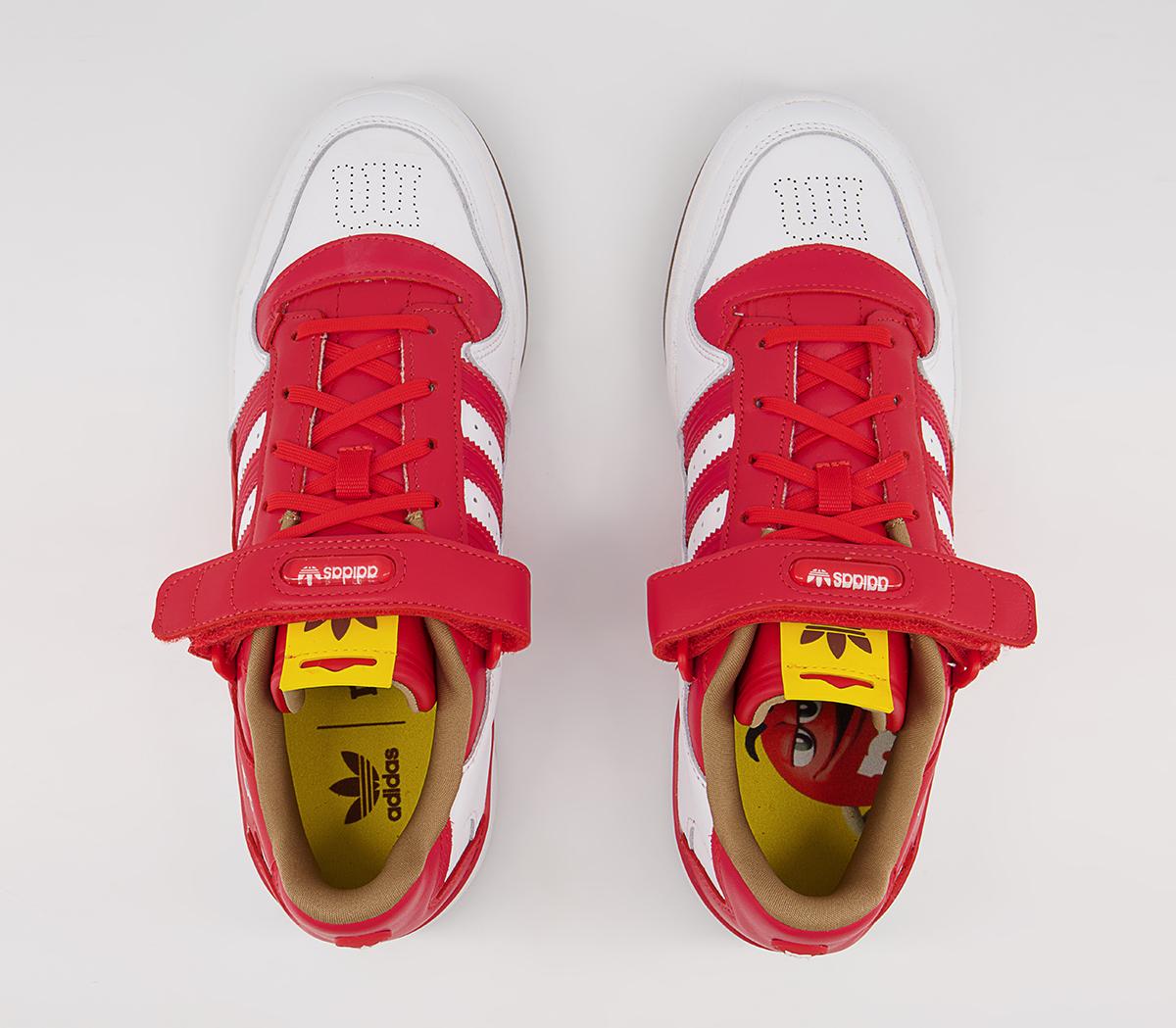 adidas Forum Lo 84 Trainers adidas Forum Lo 84 Trainers Mms Red Eqt Yellow