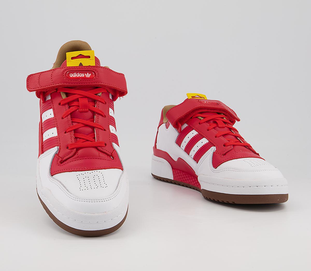 adidas Forum Lo 84 Trainers adidas Forum Lo 84 Trainers Mms Red Eqt Yellow
