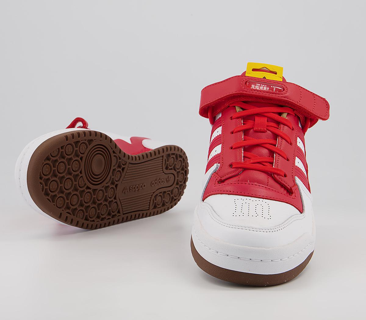 adidas Forum Lo 84 Trainers adidas Forum Lo 84 Trainers Mms Red Eqt Yellow