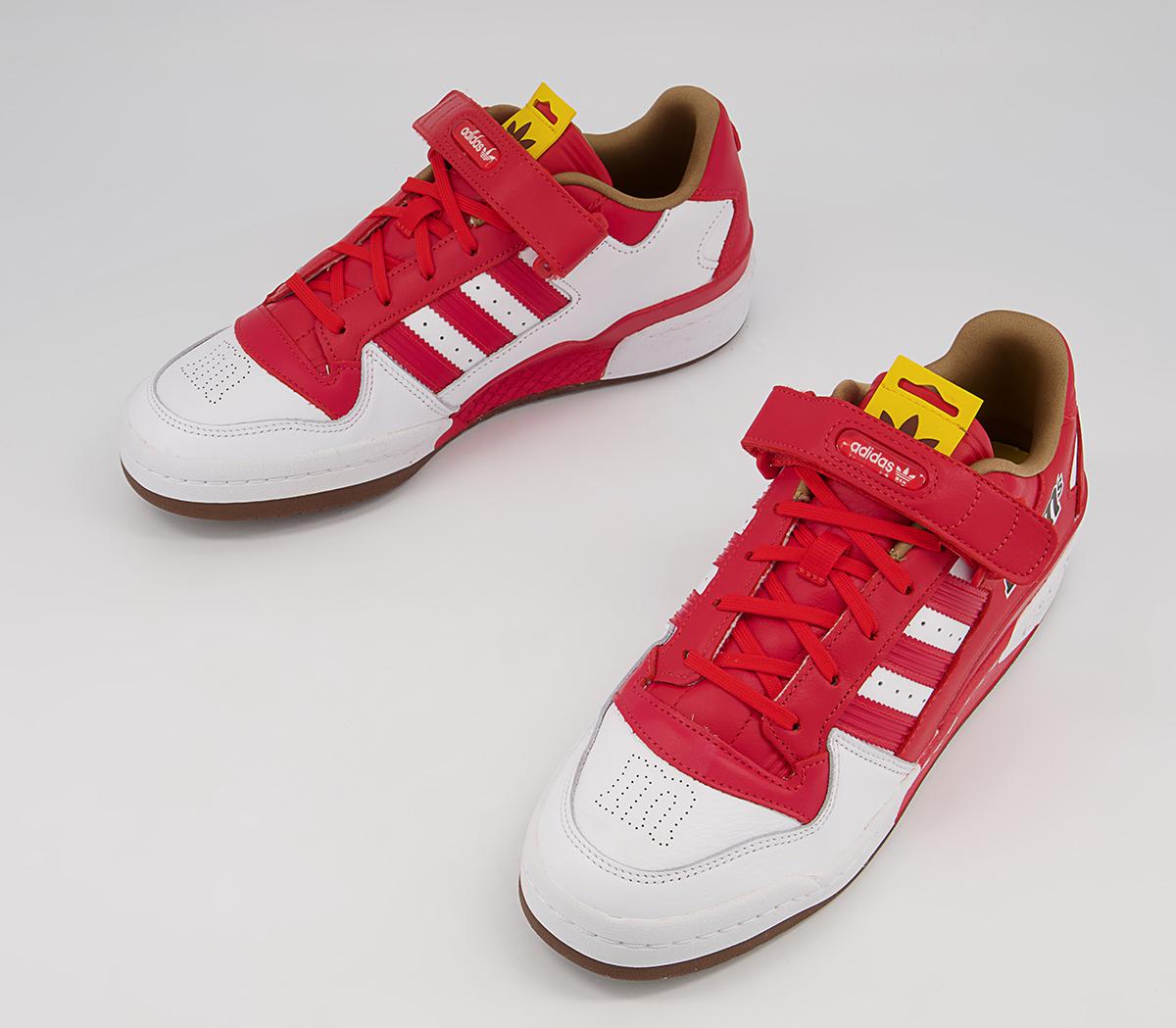 adidas Forum Lo 84 Trainers adidas Forum Lo 84 Trainers Mms Red Eqt Yellow