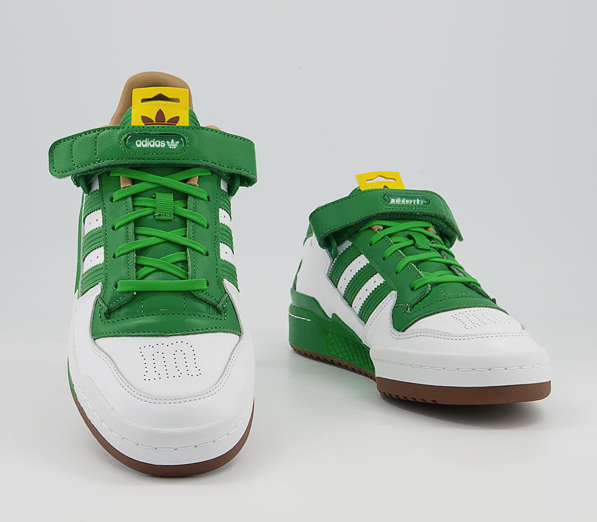adidas Forum Lo 84 Trainers adidas Forum Lo 84 Trainers Mms Green White Eqt Yellow