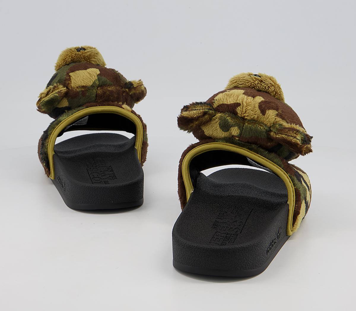 adidas Jeremy Scott Js Adilette Teddy Sliders Core Black - Women's