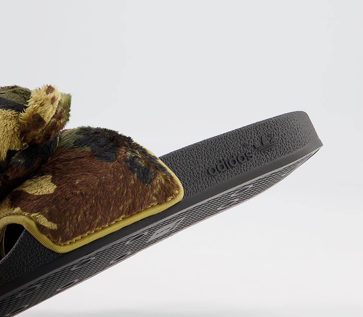 adidas Jeremy Scott Js Adilette Teddy Sliders Core Black - Women's
