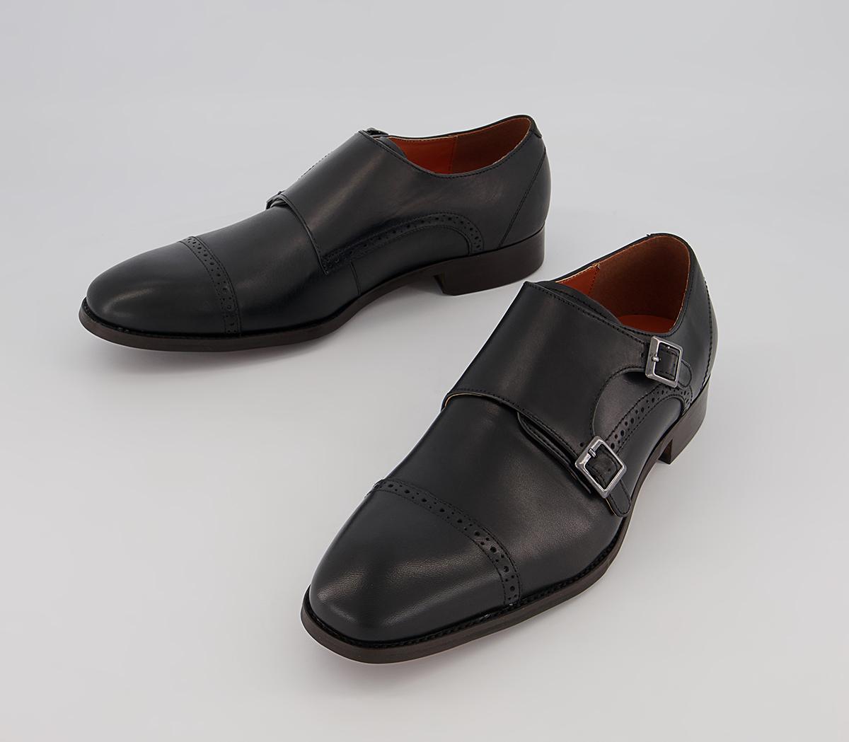 Office Maidford Monk Toe Cap Brogues Office Maidford Monk Toe Cap Brogues Black Leather