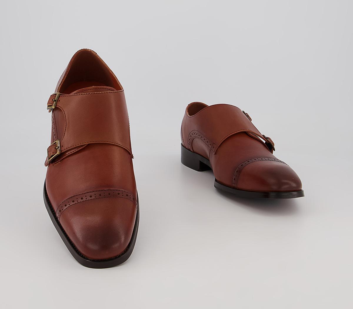 Office Maidford Monk Toe Cap Brogues Office Maidford Monk Toe Cap Brogues Tan Leather